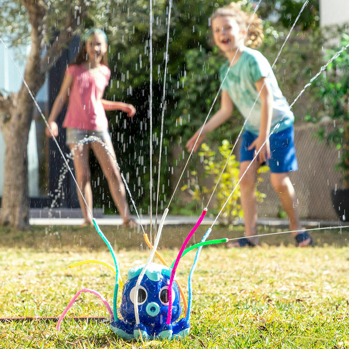 Pack Giant Inflatable Bumper Bubble Ball and Water Sprinkler and