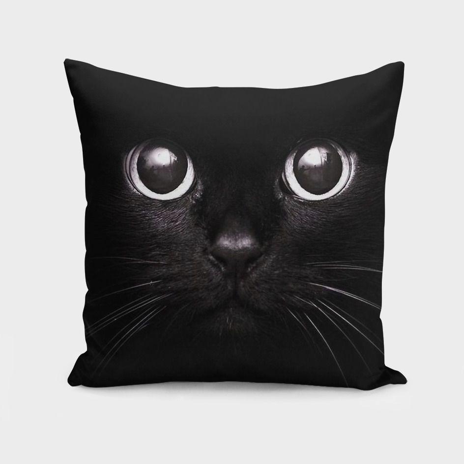 The Black Cat Cushion/Pillow
