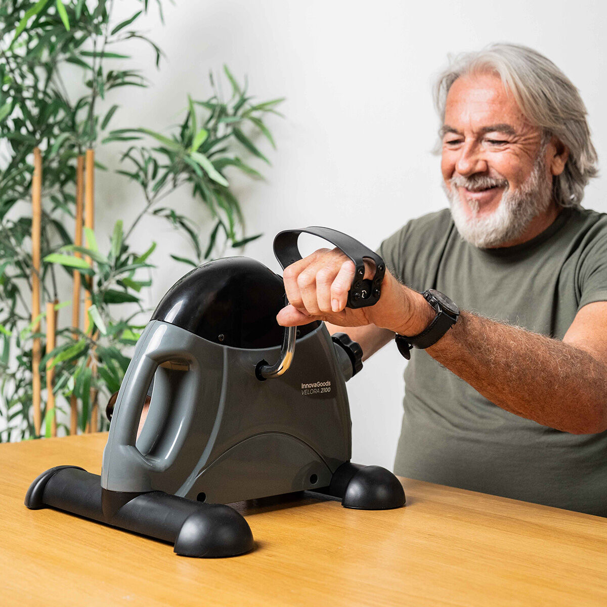 Static Pedaler for Arms and Legs with Mat Velora 2100 InnovaGoods