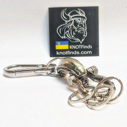 Xenomorph Talisman Keychain, Alien Creature Keychain, Sci Fi Horror
