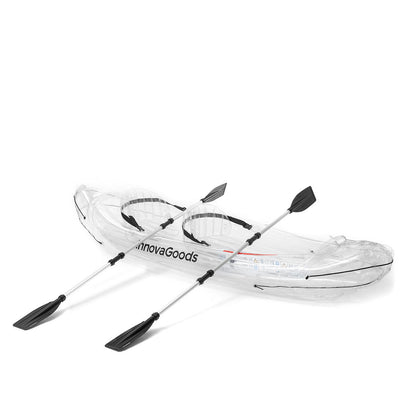 Inflatable Transparent Kayak with Accessories Paros InnovaGoods 312 cm