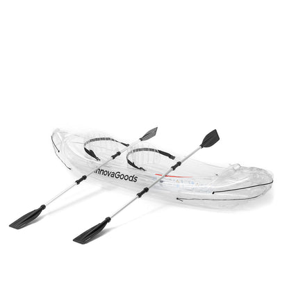 Inflatable Transparent Kayak with Accessories Paros InnovaGoods 312 cm