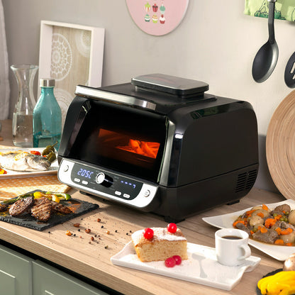 Air Fryer with Grill, Accessories and Recipe Book InnovaGoods Fryinn