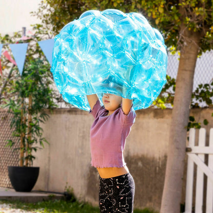 Pack Giant Inflatable Bumper Bubble Ball and Water Sprinkler and