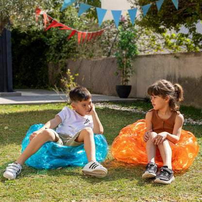 Pack Giant Inflatable Bumper Bubble Ball and Water Sprinkler and