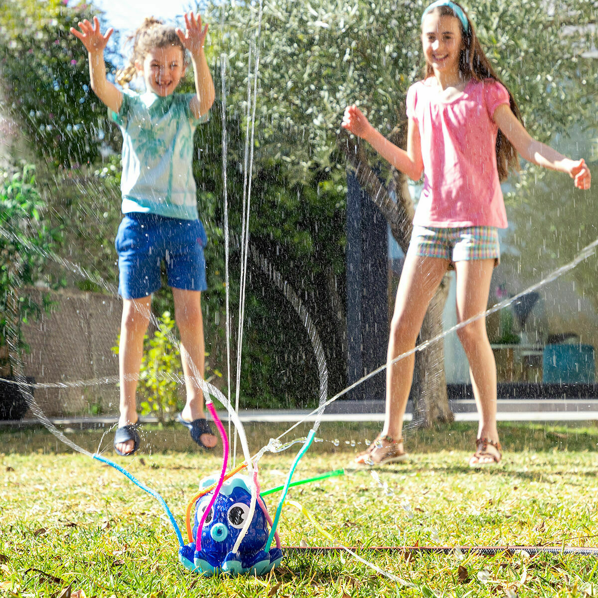 Pack Giant Inflatable Bumper Bubble Ball and Water Sprinkler and
