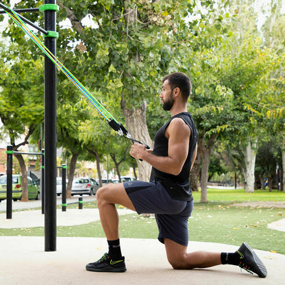 Pack Push-Up Board and Set of Resistance Bands with Accessories and