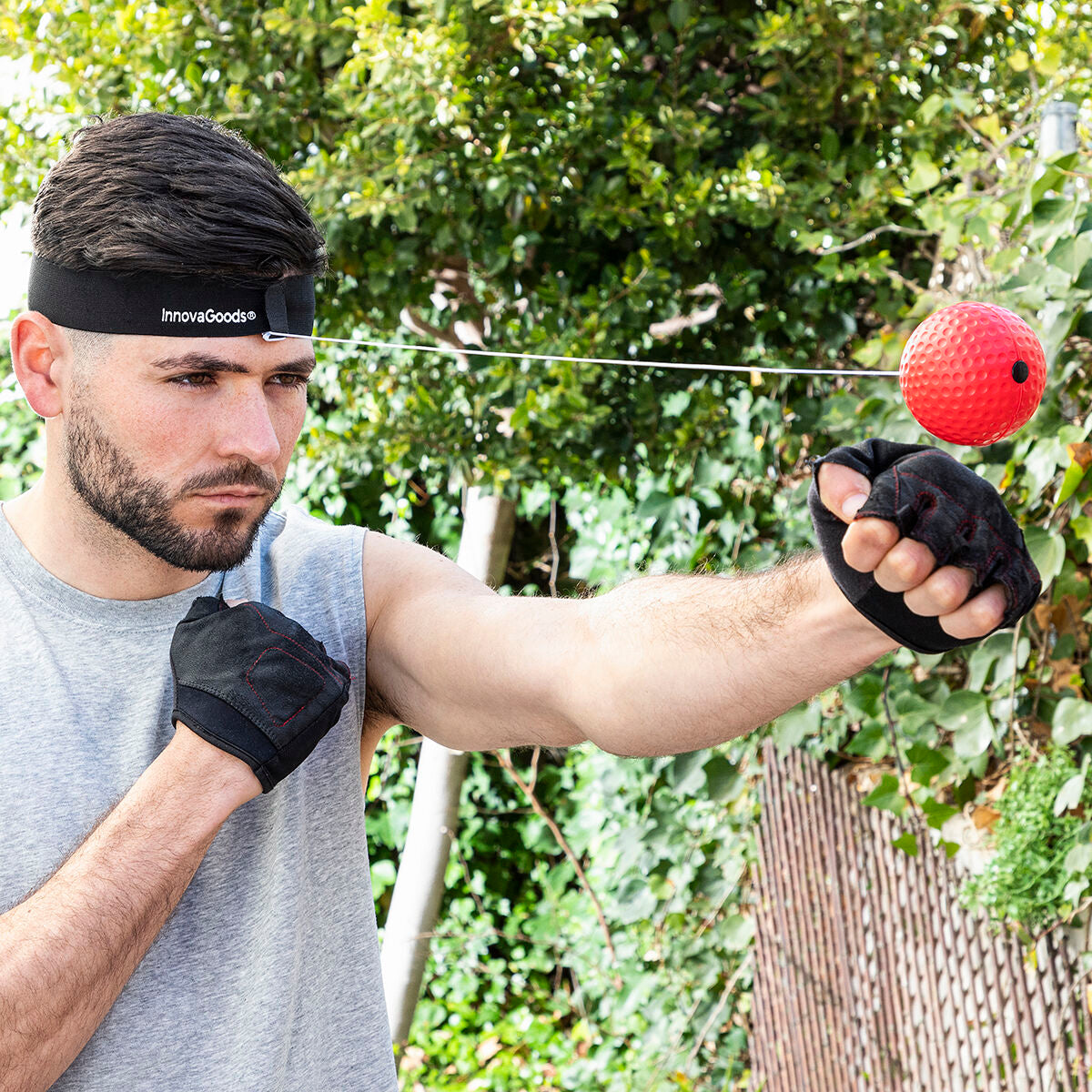 Training & Reflex Balls Set and Rechargeable Musical Boxing Machine