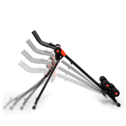 Pack Foldable Abdominal Machine and Resistance Band Set with