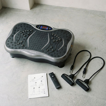 Pack Vibration Platform with Speaker, Resistance Bands, Remote Control