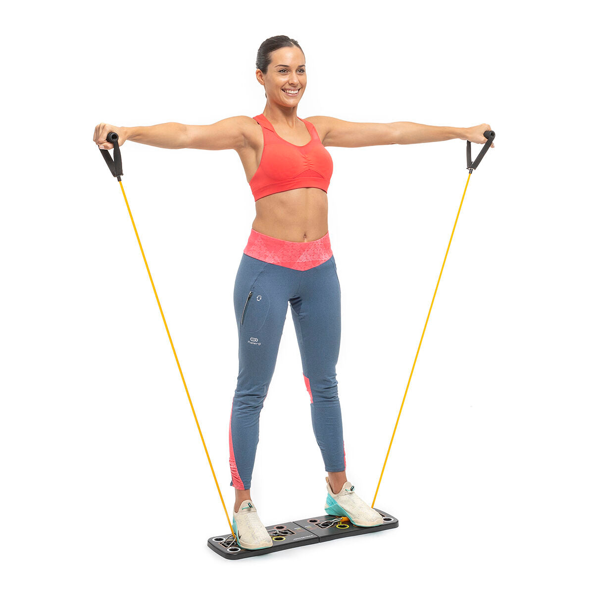Pack Push-Up Board with Resistance Bands and Men’s Sauna Sports Vest