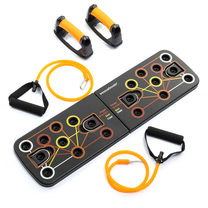Pack Push-Up Board with Resistance Bands and Men’s Sauna Sports Vest