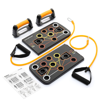 Pack Push-Up Board with Resistance Bands and Men’s Sauna Sports Vest
