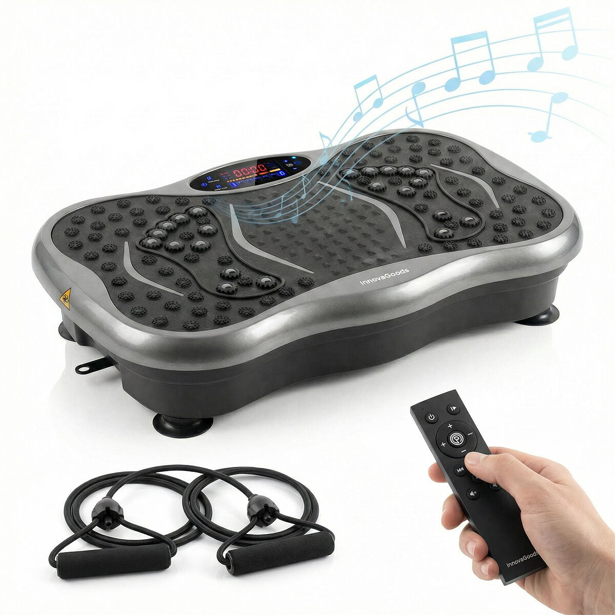 Vibration Platform Pack with Speaker, Elastic Bands, Remote Control