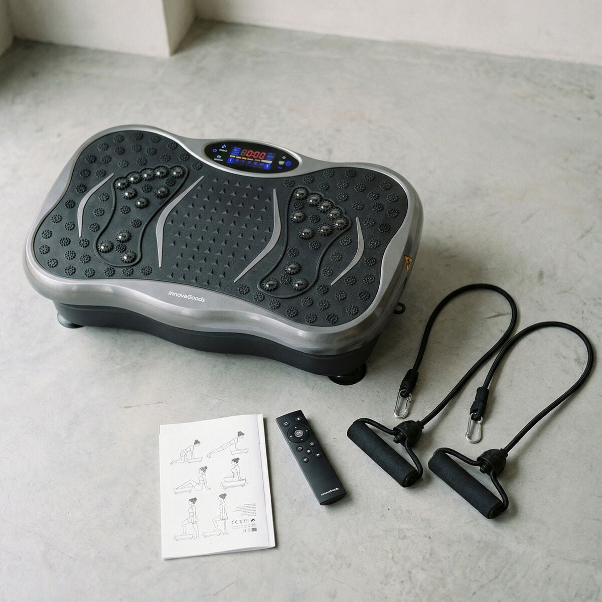 Vibration Platform Pack with Speaker, Elastic Bands, Remote Control