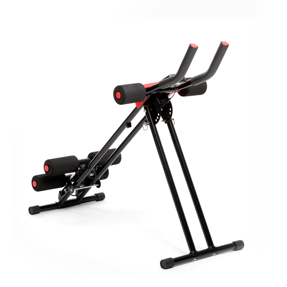 Pack Folding Abdominal Machine with Exercise Guide and Men’s Sauna