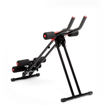 Pack Folding Abdominal Machine with Exercise Guide and Men’s Sauna