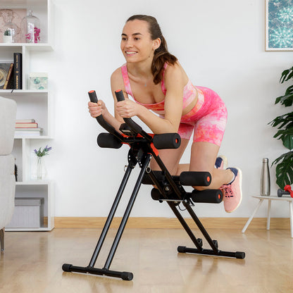 Pack Folding Abdominal Machine with Exercise Guide and Men’s Sauna