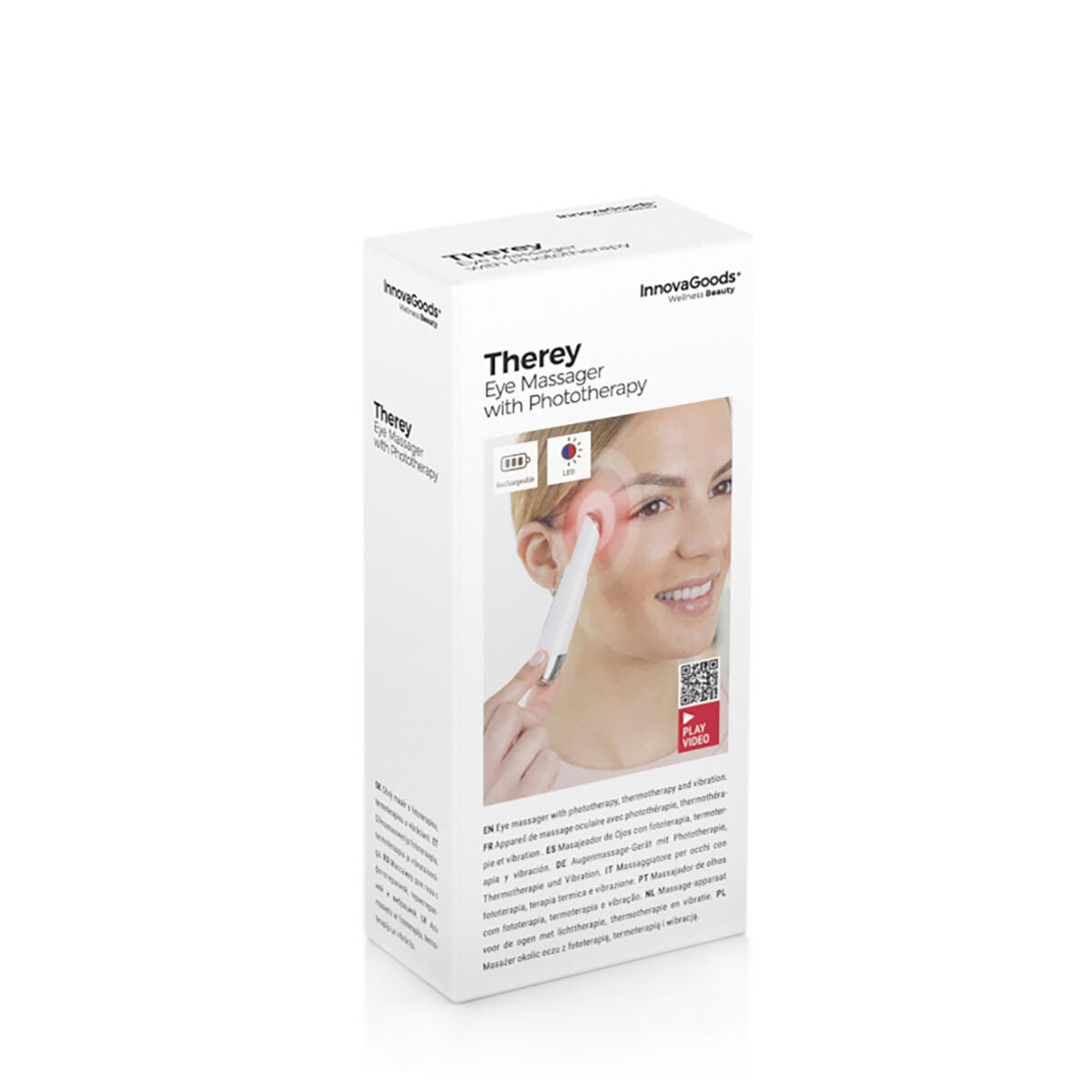 Pack Anti-Aging Eye Massager with Phototherapy and Thermotherapy and