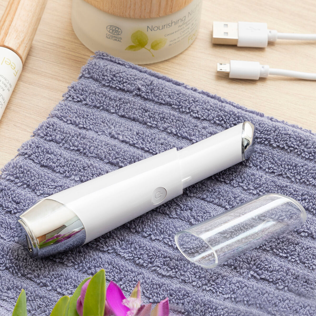 Pack Anti-Aging Eye Massager with Phototherapy and Thermotherapy and