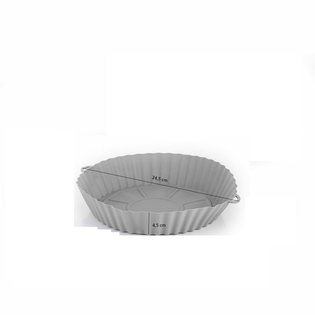 Set of 4 Silicone Baskets with Handles for Air Fryer and 2 Kitchen