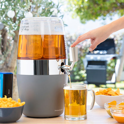 Beer Cooler Dispenser Pack InnovaGoods and 2 Rollable Sunglasses