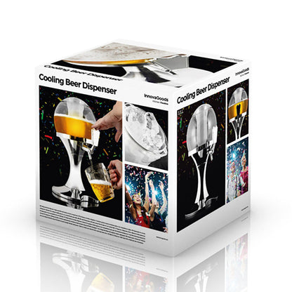 Beer Dispenser Cooling Pack InnovaGoods and 2 Folding Sunglasses