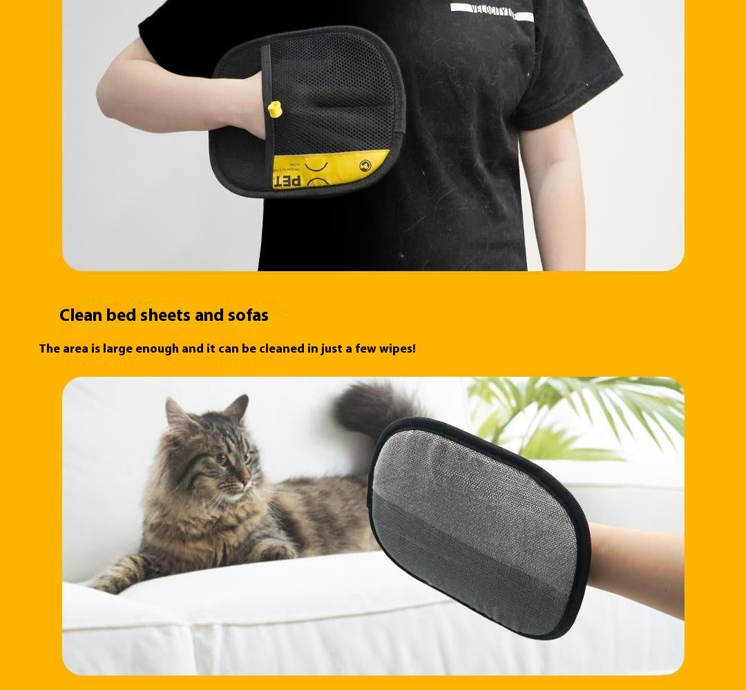Portable Home Pet Hair Removal Gloves