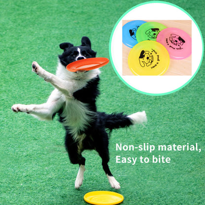 Silicone Flying Saucer Funny Pets Dog Cat Toy Dog Game Flying Discs