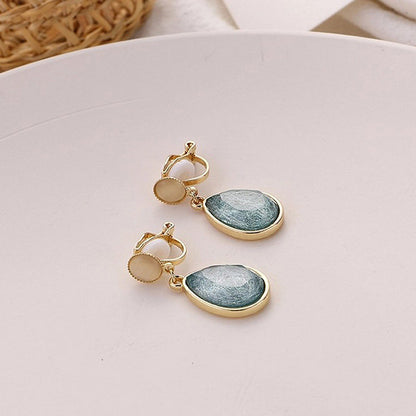 Fan Opal Earrings