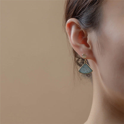 Fan Opal Earrings