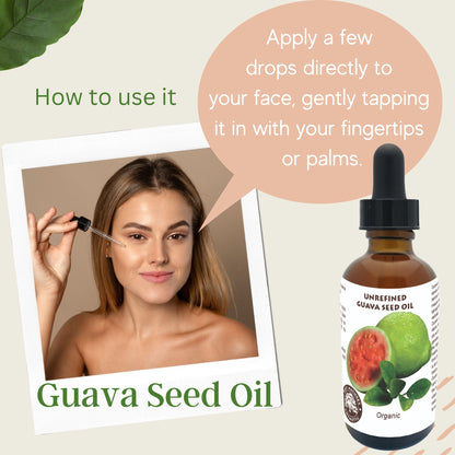 Guava Seed Oil (organic, cold pressed, unrefined)