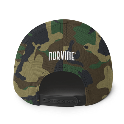 Tattoo Anchor Wool Blend Snapback (Camo)