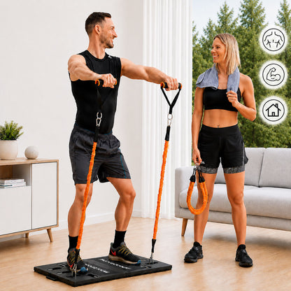 Integrated Portable Training System with Exercise Guide Gympak Max