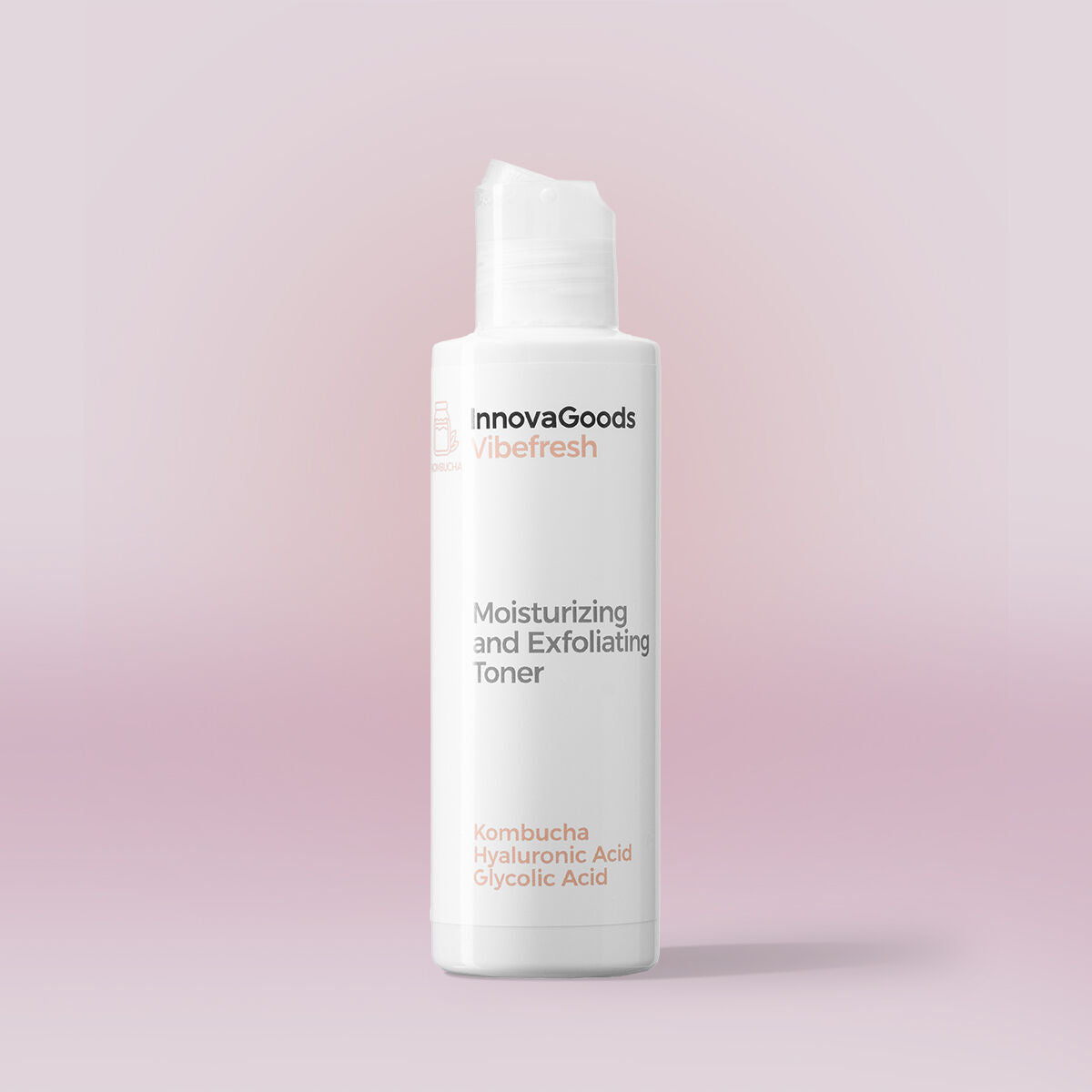 Moisturizing and Exfoliating Facial Toner Kombucha Vibefresh