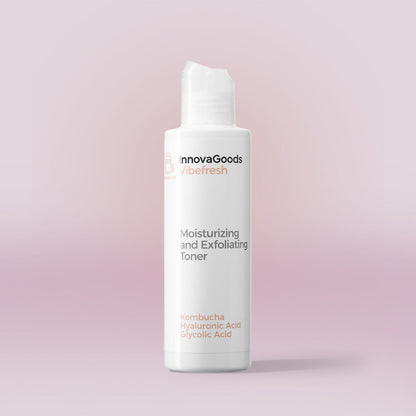 Moisturizing and Exfoliating Facial Toner Kombucha Vibefresh