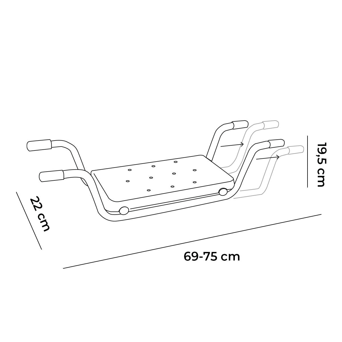 2-in-1 Non-slip Bathtub Seat Seburett InnovaGoods