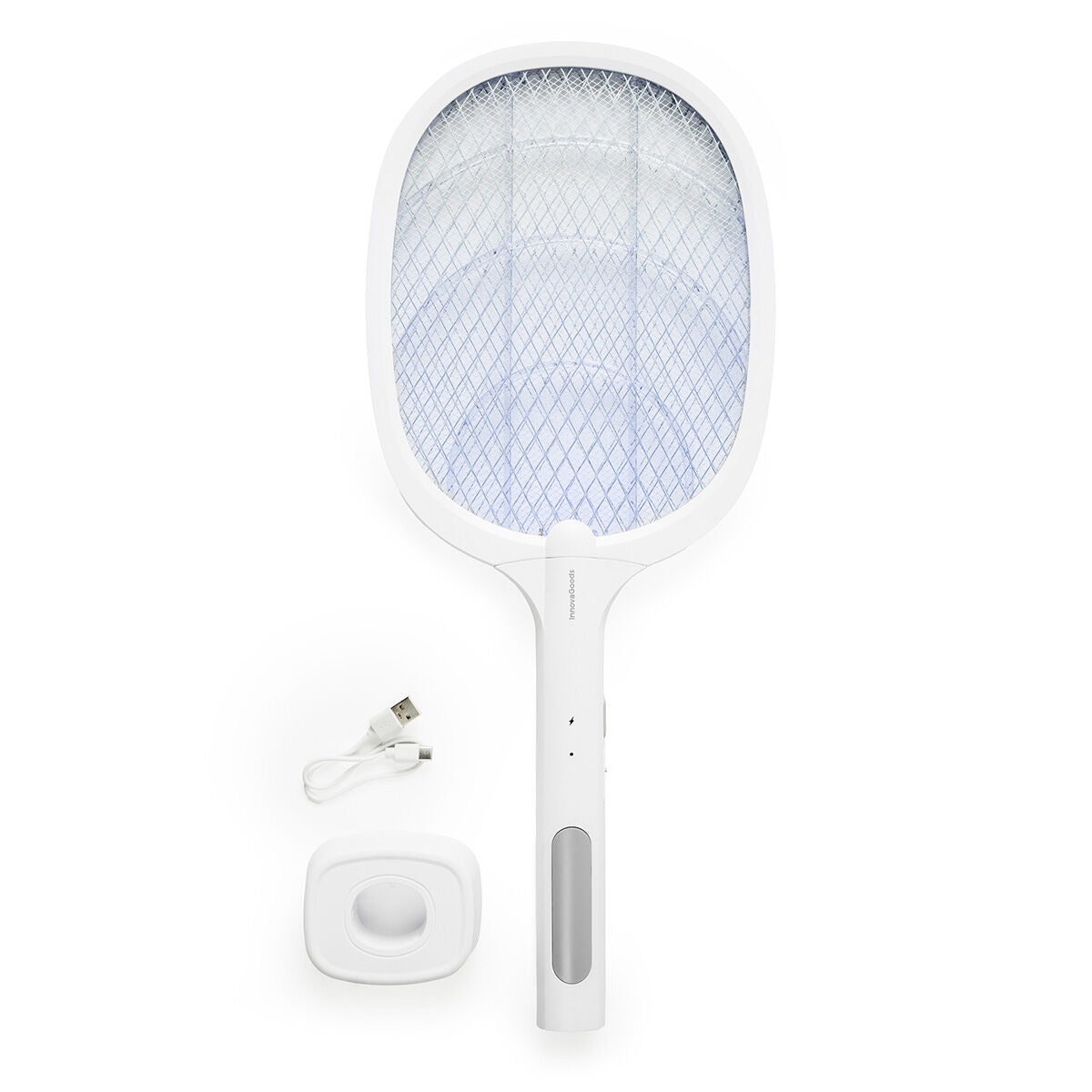 2-in-1 Rechargeable Insect Killing Racket with UV Light Elecfly