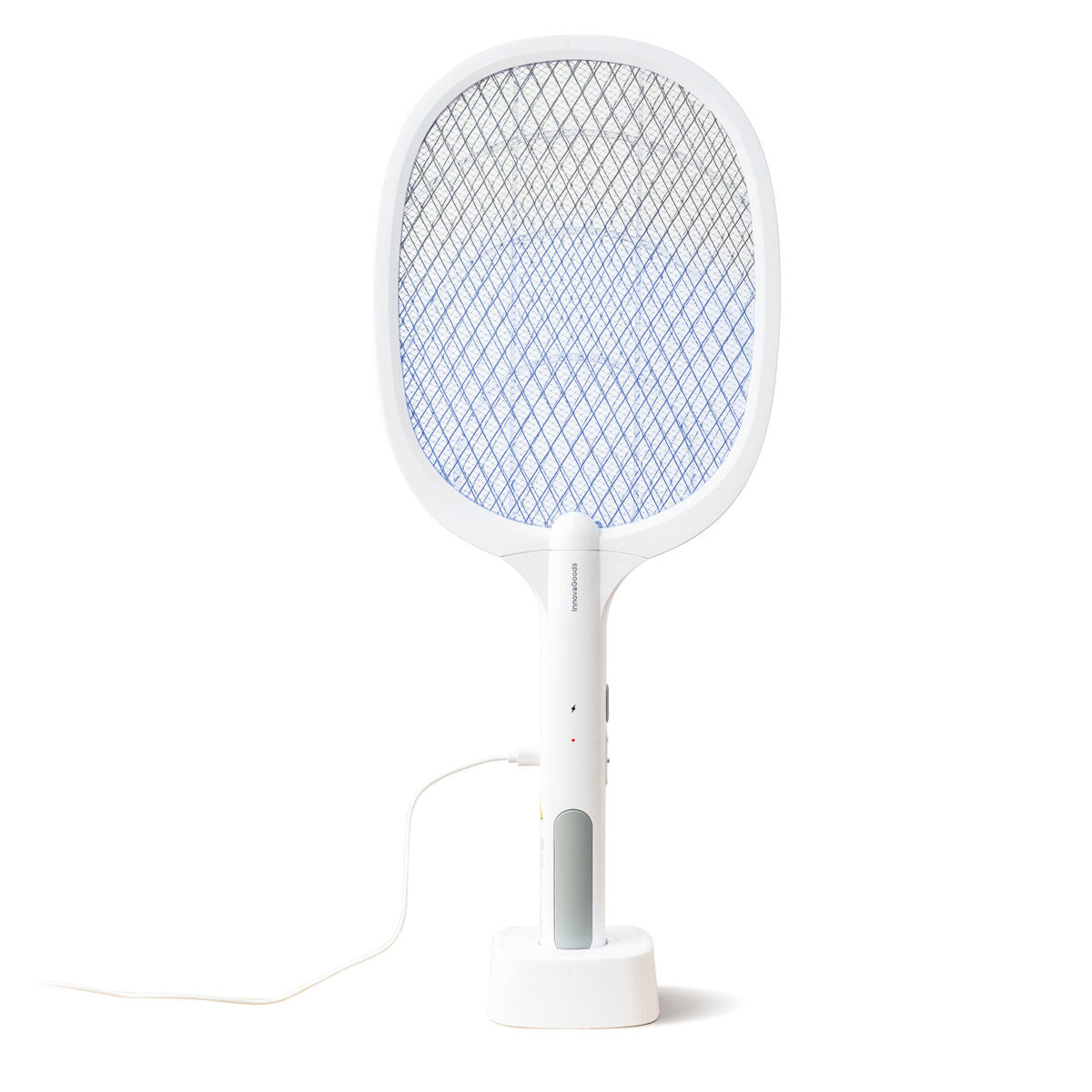 2-in-1 Rechargeable Insect Killing Racket with UV Light Elecfly