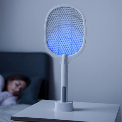 2-in-1 Rechargeable Insect Killing Racket with UV Light Elecfly
