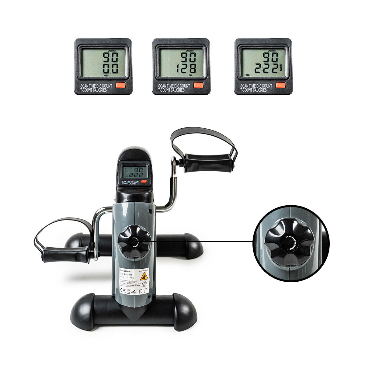 Static Pedaler for Arms and Legs with Mat Velora 2100 InnovaGoods