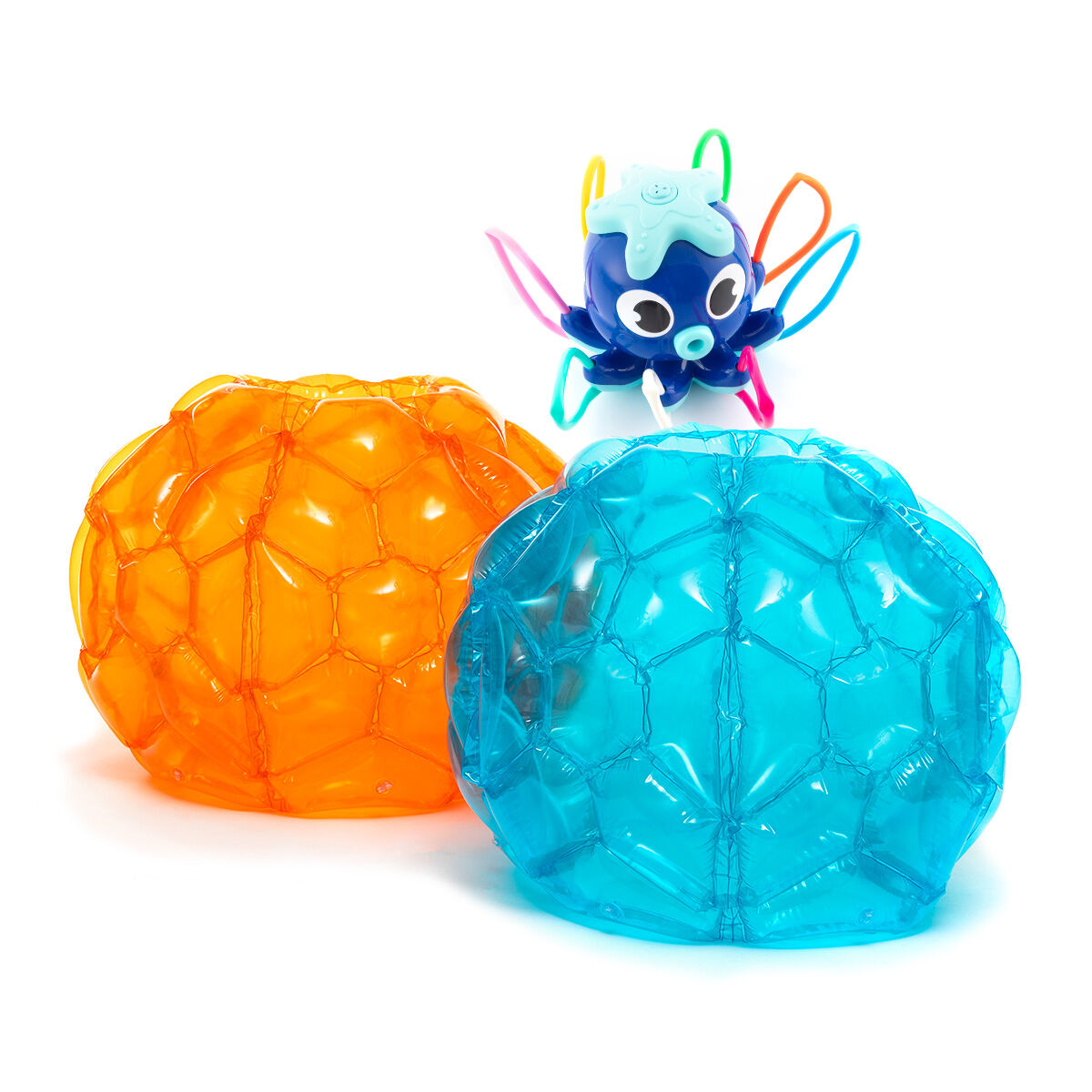 Pack Giant Inflatable Bumper Bubble Ball and Water Sprinkler and