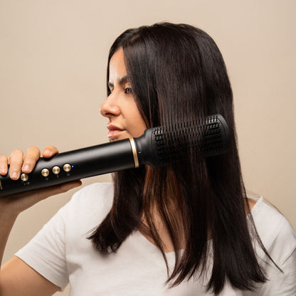 Ionic Multifunctional Air Dryer and Styler Brush with Coanda