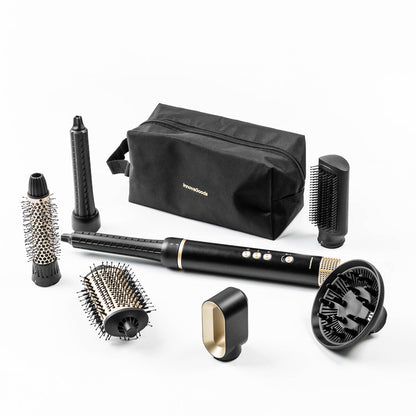 Ionic Multifunctional Air Dryer and Styler Brush with Coanda