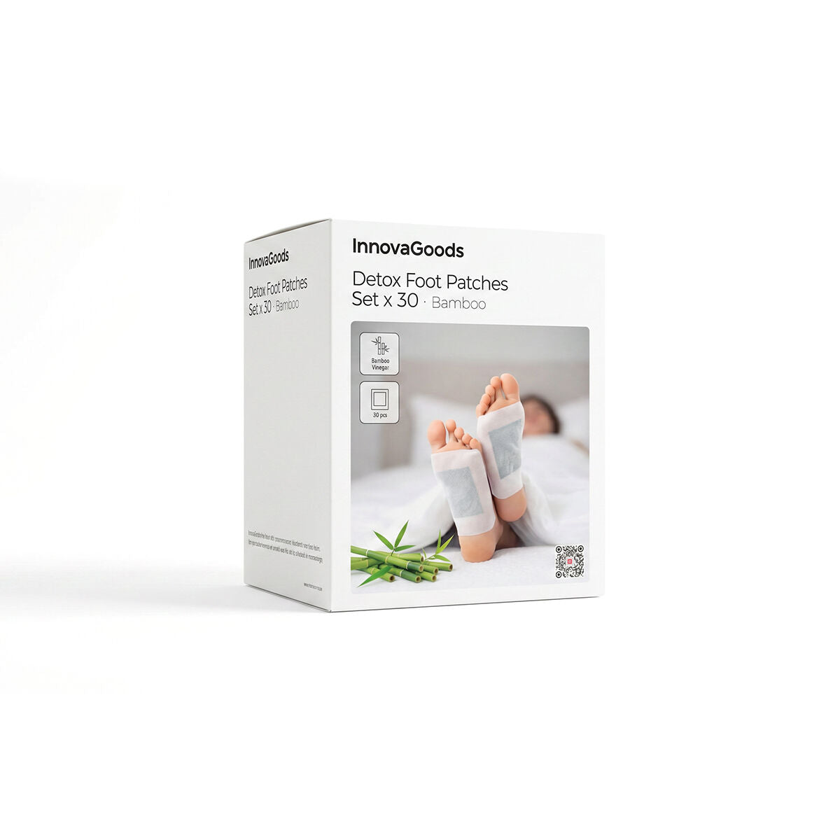 Detox Foot Patches Bamboo InnovaGoods 30 Units