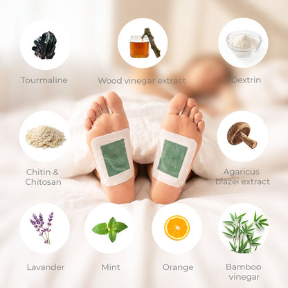 Detox Foot Patches Essences InnovaGoods 30 Units