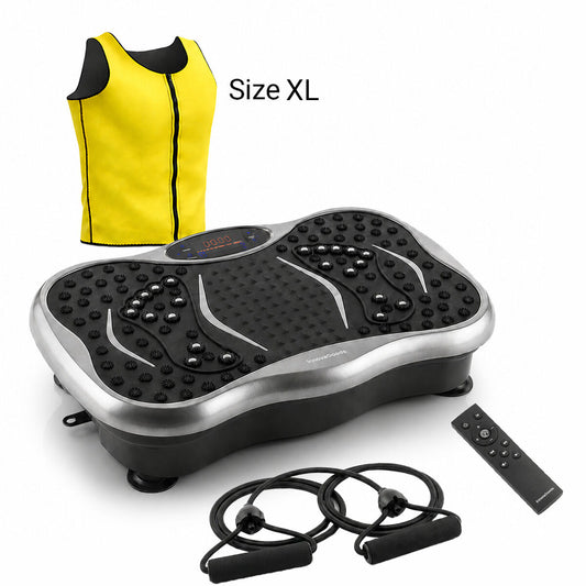 Vibration Platform Pack with Speaker, Elastic Bands, Remote Control